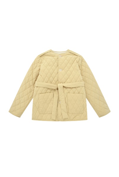 A REVERSIBLE QUILTING JACKET_YELLOW
